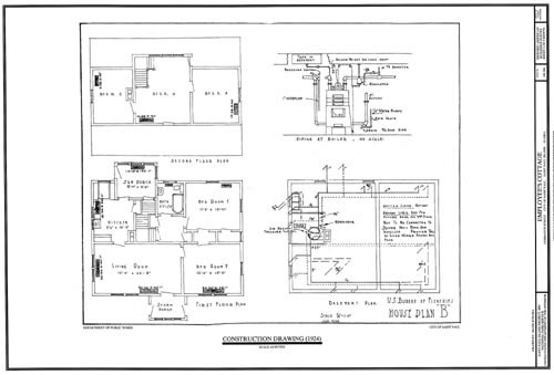 Drawing of the House 101 Construction Diagram.