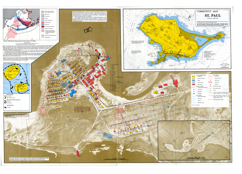 Map of St. Paul Village Community.