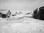 Thumbnail photo of community store and seal processing sheds.