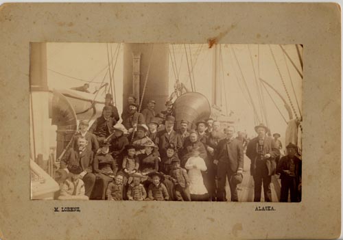 Photo of A.P. Loud on board ship.