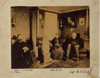 Thumbnail photo of the inside of the Government House (pictured are a doctor, Captain A.P. Loud, and Mrs. Loud).
