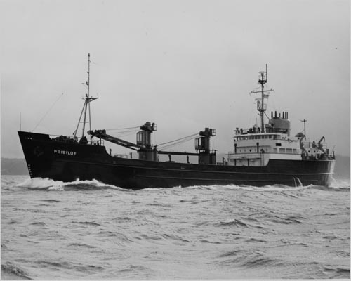 Photo of ship M/V Pribilof.