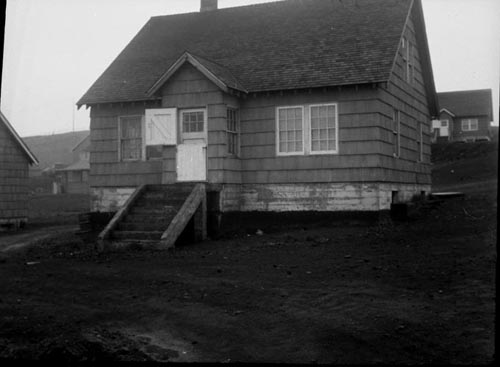 Photo of native house with dutch door.