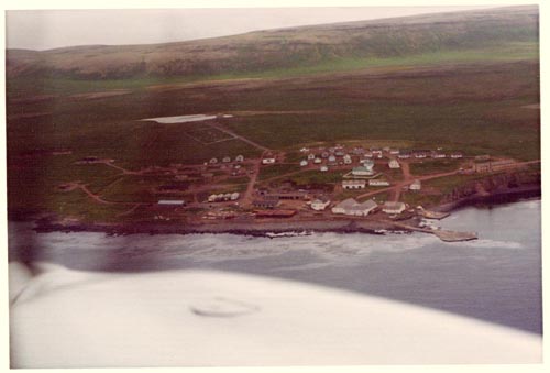 Photo of St. George Village from air.
