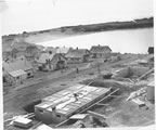Thumbnail photo of construction of wooden houses in St. Paul Village.