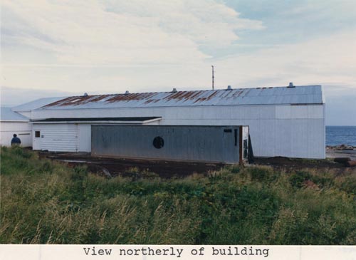 Photo of northerly view of the Equipment Shed, lot 11 of Tract 43.