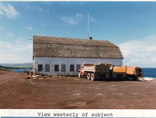 Photo of westerly view of the Machine Shop, lot 7 of Tract 43.