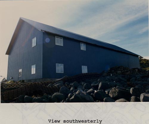 Photo of southwesterly view of Warehouse Building number 21.