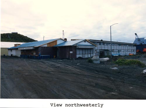 Photo of northwesterly view of the former Alaska dormitory.