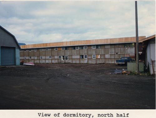 Photo of north half of the former Alaska dormitory.