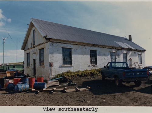Photo of southeasterly view of the Electrical Shop.