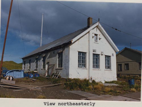 Photo of northeasterly view of the Electrical Shop.