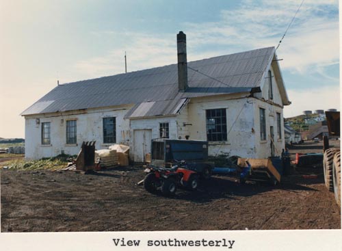 Photo of southwesterly view of the Electrical Shop.