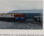 Thumbnail photo of southerly view of a new building replacing the Brine Shop.