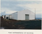 Thumbnail photo of northwesterly view of Equipment Shed, lot 11 of Tract 43.