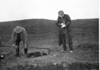Thumbnail photo of Agent Dan Benson recording measurements of seals and also count of seals rejected from drives.