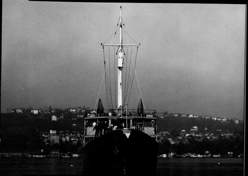Photo of ship mast.