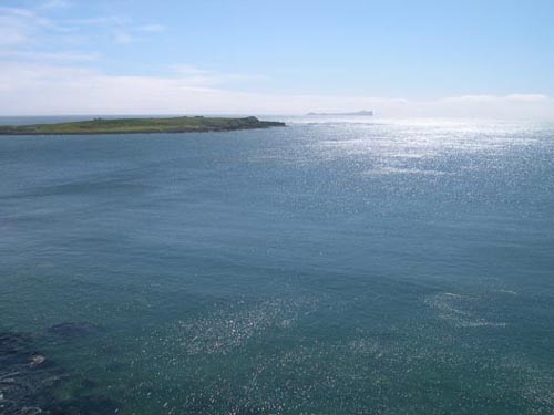 Photo of view of Reef Point and Otter Island.