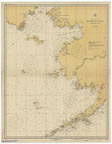 Thumbnail map of Eastern Bering Sea Nautical Chart from 1923.