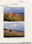 Thumbnail photo group showing westerly views of rusted tanks at the tank farm and tank farm beach frontage.
