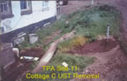 Thumbnail photo of UST removal at the Cottage C UST.