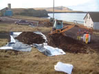 Thumbnail photo of excavation in progress at the Old Carpenter Shop.