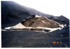 Thumbnail photo of petroleum contaminated soil stockpile near the Polovina Hill quarry.