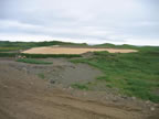 Thumbnail photo of cell C of the St. Paul Landfill with erosion control matting in place.