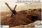 Thumbnail photo of a partially buried "Bay City" crane at Scoria Pit North End.